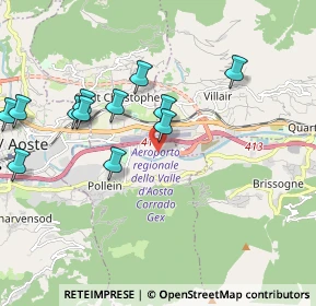 Mappa Località autoporto, 11010 Pollein AO, Italia (2.05167)