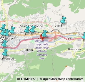 Mappa Località autoporto, 11010 Pollein AO, Italia (2.74818)