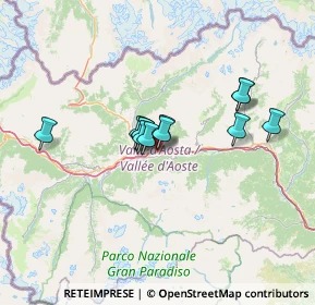 Mappa Località autoporto, 11010 Pollein AO, Italia (9.5275)