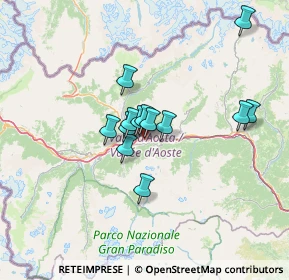 Mappa Località autoporto, 11010 Pollein AO, Italia (9.75231)