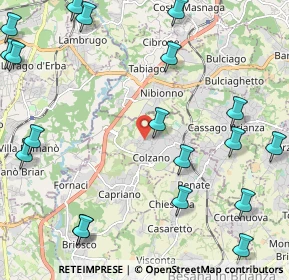 Mappa Via Michelangelo, 20837 Veduggio Con Colzano MB, Italia (3.054)