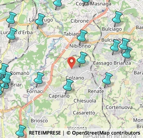 Mappa Via Michelangelo, 20837 Veduggio Con Colzano MB, Italia (3.0265)