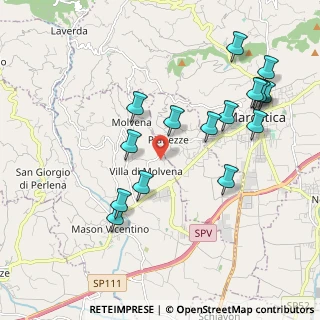 Mappa Via Professor Toaldo, 36060 Pianezze VI, Italia (2.12)