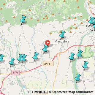 Mappa Via Professor Toaldo, 36060 Pianezze VI, Italia (7.01)