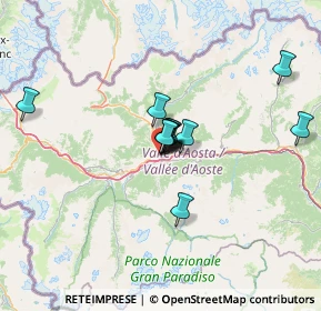 Mappa Via Torre del Lebbroso, 11100 Aosta AO, Italia (8.7675)