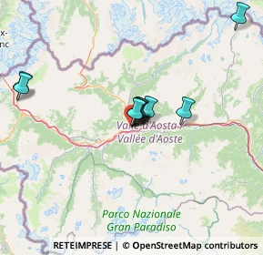 Mappa Via Torre del Lebbroso, 11100 Aosta AO, Italia (23.682)