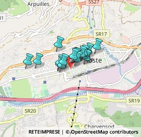 Mappa Via Torre del Lebbroso, 11100 Aosta AO, Italia (0.43706)