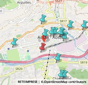Mappa Via Torre del Lebbroso, 11100 Aosta AO, Italia (0.96929)