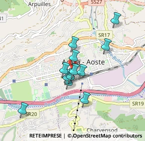 Mappa Via Torre del Lebbroso, 11100 Aosta AO, Italia (0.68583)