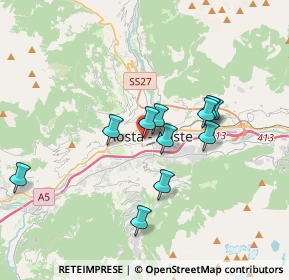 Mappa Via Torre del Lebbroso, 11100 Aosta AO, Italia (2.99636)