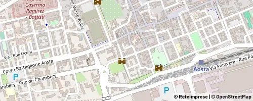 Mappa Aosta