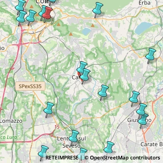 Mappa Via Uberto Da Canturio, 22063 Cantù CO, Italia (6.803)