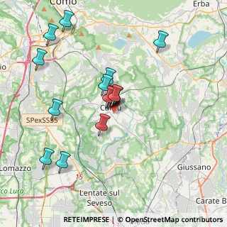 Mappa Via Uberto Da Canturio, 22063 Cantù CO, Italia (3.48267)