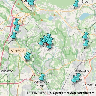 Mappa Via Uberto Da Canturio, 22063 Cantù CO, Italia (5.061)