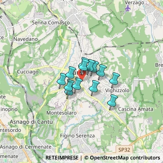 Mappa Via Uberto Da Canturio, 22063 Cantù CO, Italia (0.95231)