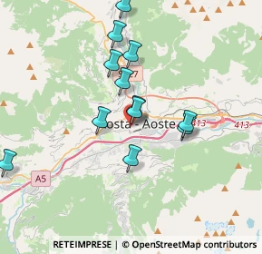 Mappa Via Torre del Lebbroso, 11010 Aosta AO, Italia (3.245)