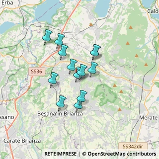 Mappa Viale Manara, 23891 Barzanò LC, Italia (2.61769)