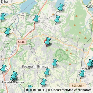 Mappa Via Luciano Manara, 23891 Barzanò LC, Italia (7.0235)
