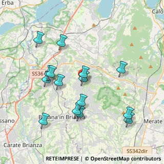 Mappa Viale Manara, 23891 Barzanò LC, Italia (3.916)