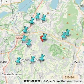 Mappa Viale Manara, 23891 Barzanò LC, Italia (4.07167)