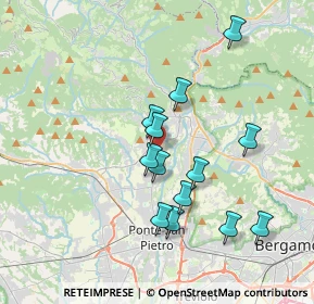 Mappa Via Don Lorenzo Milani, 24030 Almenno San Bartolomeo BG, Italia (3.34154)