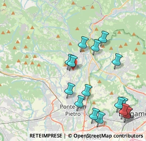 Mappa Via Don Lorenzo Milani, 24030 Almenno San Bartolomeo BG, Italia (4.57813)