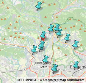 Mappa Via Don Lorenzo Milani, 24030 Almenno San Bartolomeo BG, Italia (3.82357)