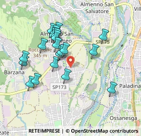 Mappa Via Don Lorenzo Milani, 24030 Almenno San Bartolomeo BG, Italia (0.854)