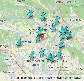 Mappa Via Don Lorenzo Milani, 24030 Almenno San Bartolomeo BG, Italia (1.752)