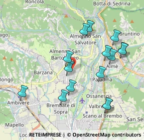 Mappa Via Don Lorenzo Milani, 24030 Almenno San Bartolomeo BG, Italia (2.01533)