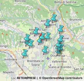 Mappa Via Don Lorenzo Milani, 24030 Almenno San Bartolomeo BG, Italia (1.39647)