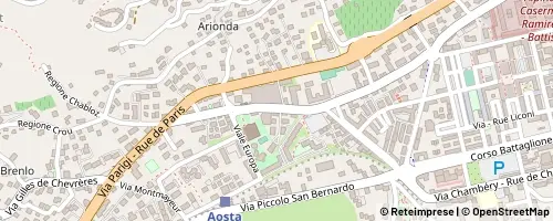 Mappa Aoste