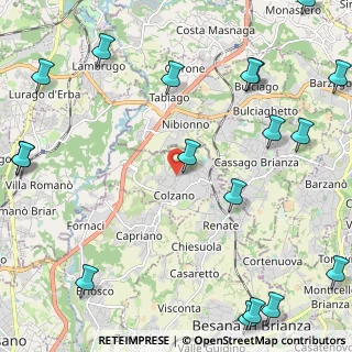 Mappa Via Madonnina, 20837 Veduggio Con Colzano MB, Italia (3.30556)