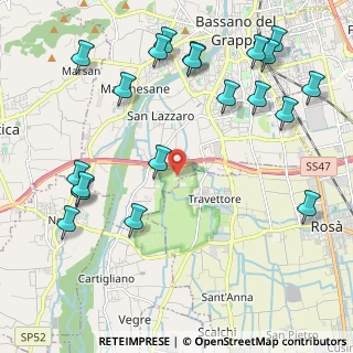 Mappa Via del Carmine, 36061 Bassano del Grappa VI, Italia (2.6425)