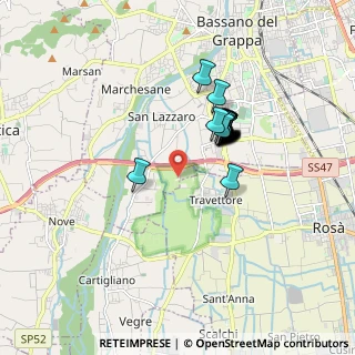 Mappa Via del Carmine, 36061 Bassano del Grappa VI, Italia (1.3055)