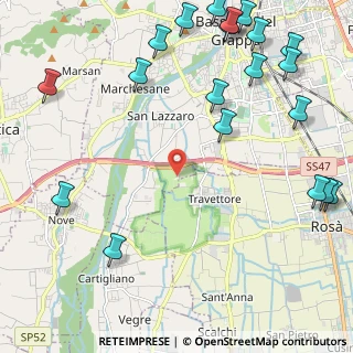 Mappa Via del Carmine, 36061 Bassano del Grappa VI, Italia (3.121)