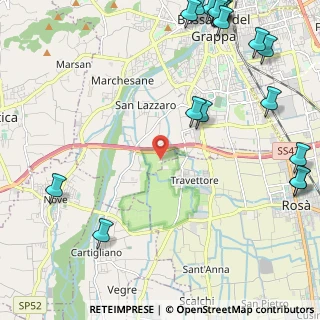 Mappa Via del Carmine, 36061 Bassano del Grappa VI, Italia (3.3765)