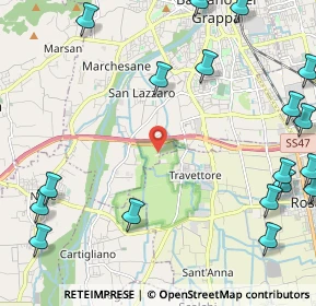 Mappa Via del Carmine, 36061 Bassano del Grappa VI, Italia (3.2645)