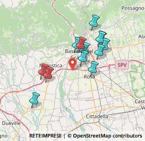 Mappa Via del Carmine, 36061 Bassano del Grappa VI, Italia (6.06692)