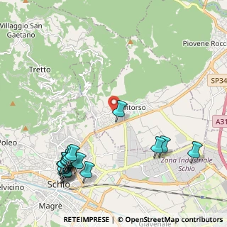 Mappa Via Maglio, 36014 Santorso VI, Italia (2.78)