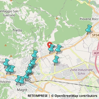 Mappa Via Maglio, 36014 Santorso VI, Italia (2.83733)