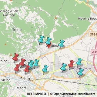 Mappa Via Maglio, 36014 Santorso VI, Italia (2.48438)