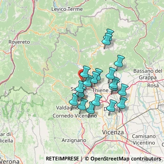 Mappa Via Maglio, 36014 Santorso VI, Italia (11.7175)