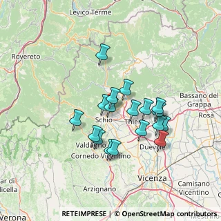 Mappa Via Maglio, 36014 Santorso VI, Italia (11.54333)