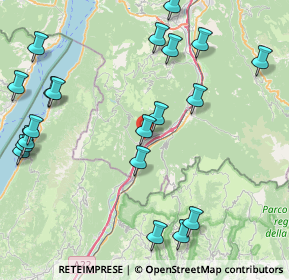 Mappa Via Guglielmo Marconi, 38063 Avio TN, Italia (10.2565)