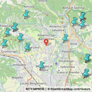 Mappa Via Enrico Mattei, 24030 Almenno San Bartolomeo BG, Italia (3.40706)