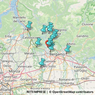 Mappa Via Enrico Mattei, 24030 Almenno San Bartolomeo BG, Italia (8.93)