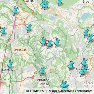 Mappa Via Privata Capitano Ugo Ricci, 22063 Cantù CO, Italia (6.313)