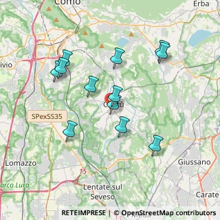 Mappa Via Privata Capitano Ugo Ricci, 22063 Cantù CO, Italia (3.5)