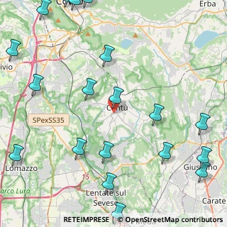 Mappa Via Privata Capitano Ugo Ricci, 22063 Cantù CO, Italia (6.336)